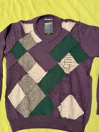 Jersey Desigual Patchwork Hombre