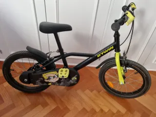 Bicicleta Infantil Btwin Dark Hero 500 16"