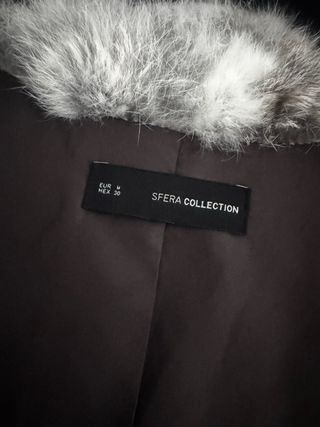 Abrigo pelo natural Sfera Talla M