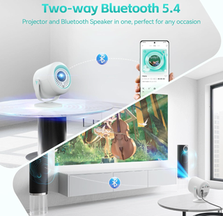 Mini Proyector Nasin VF211WF WiFi 6 Bt