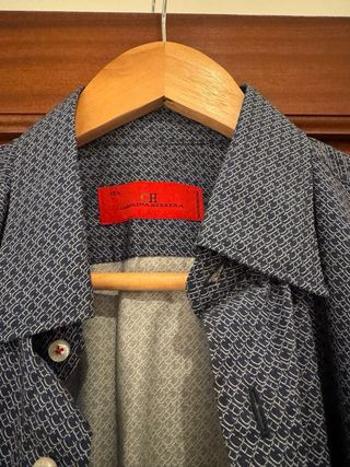 Camisa Carolina Herrera Hombre Azul