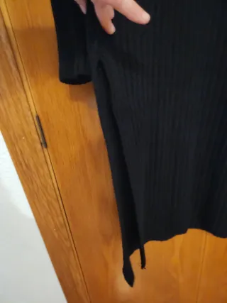 Vestido de punto negro