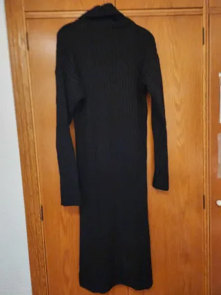 Vestido de punto negro