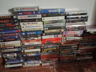 Lote VHS Música Rock: Queen, Abba, Scorpions