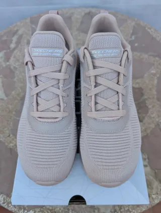 Zapatillas Mujer Skechers Bobs Squad-Tough Talk