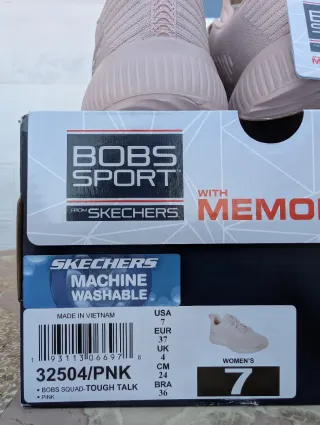 Zapatillas Mujer Skechers Bobs Squad-Tough Talk