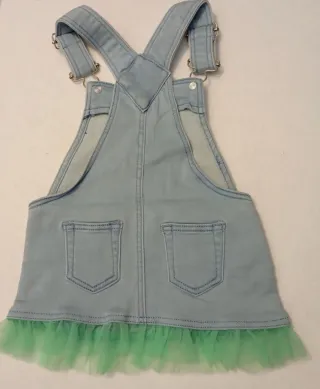 Salopette bimba 9-12 mesi jeans