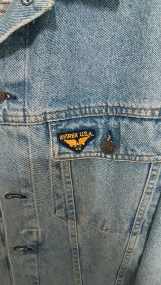 Giubbino jeans Avirex anni 80/90