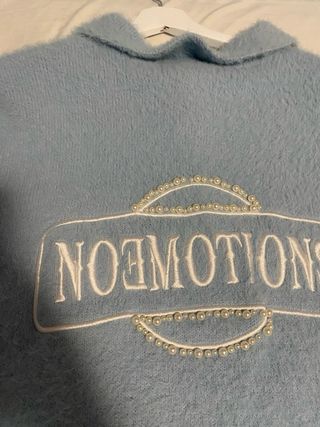 Jersey polo mohair noemotions azul