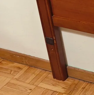 Cabecero de madera cerezo para cama 105cm