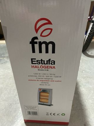 Estufa Halógena FM Modelo H-20