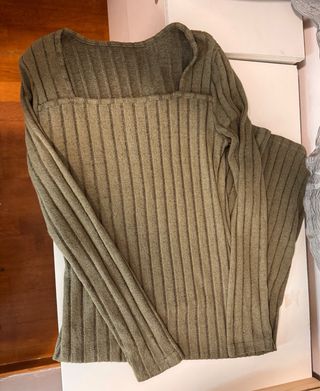 Vestido verde militar