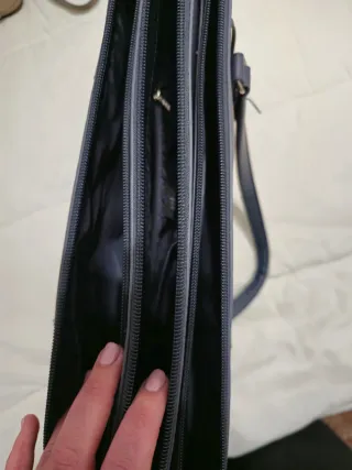 Bolso maletín azul marino Misako