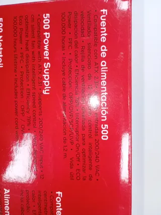 Fuente Alimentación INNOBO 500W ATX