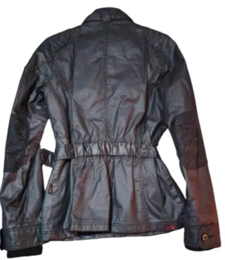 Chaqueta Khujo Motera Negra Original Y2K 2000s