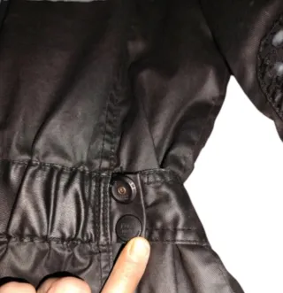 Chaqueta Khujo Motera Negra Original Y2K 2000s