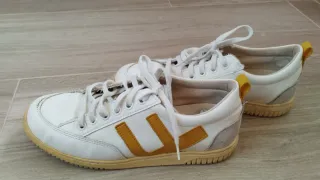 Zapatillas Flamingo Blancas y Amarillas Talla 37