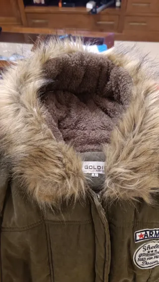 Abrigo verde botella mujer talla L