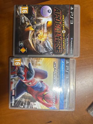 2 Juegos PS3: Motorstorm Apocalypse y Spider-Man