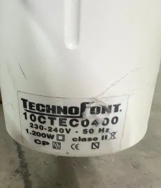 Radiador Eléctrico Techno-Ont Blanco