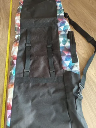 Fondello per tavola da snowboard con design geometrico multicolore