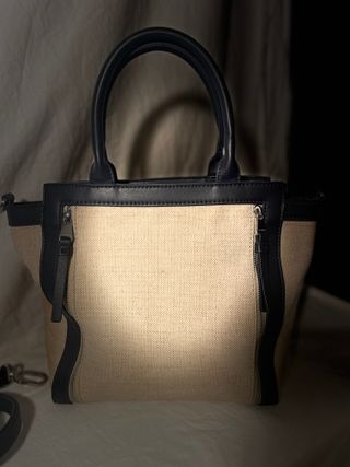 Bolso marca Esprit Beige y Azul Marino