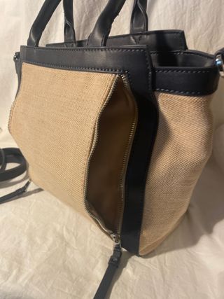 Bolso marca Esprit Beige y Azul Marino