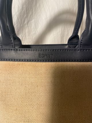 Bolso marca Esprit Beige y Azul Marino