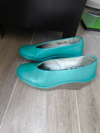 Zapatos Fly London Turquesa