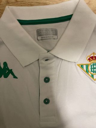 Polo Kappa Betis Blanco Talla M