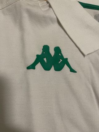 Polo Kappa Betis Blanco Talla M