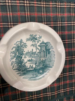 Cenicero La Cartuja Verde 15cm