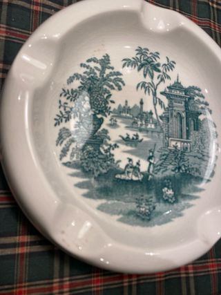 Cenicero La Cartuja Verde 15cm