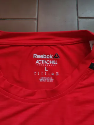 Reebok T-Shirt tecnica ACTIVCHILL Rossa Uomo L