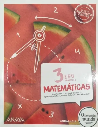 Matemáticas 3. Trimestres