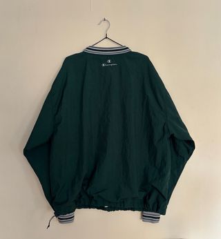Sudadera Champion cuello pico verde
