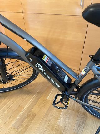 Bicicleta Eléctrica Evercross K28 Gris.