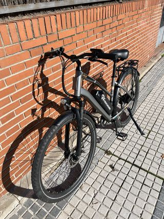 Bicicleta Eléctrica Evercross K28 Gris.