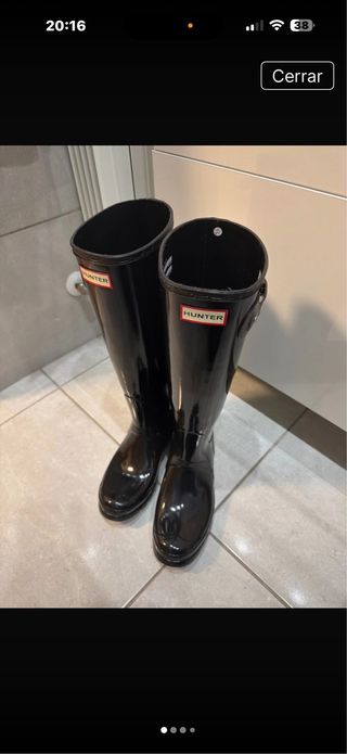 Botas Hunter Talla 39 Negras