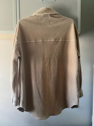 Chaqueta de pana beige