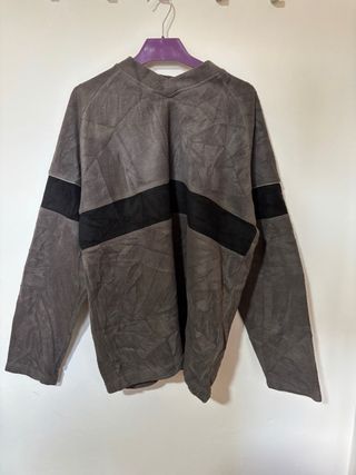 Forro Polar Fila Marrón y Negro