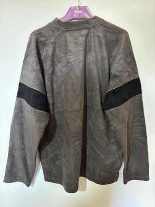 Forro Polar Fila Marrón y Negro