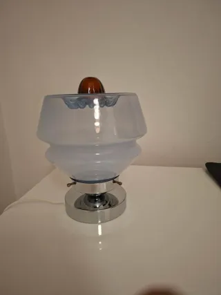Lampada vintage vetro e metallo