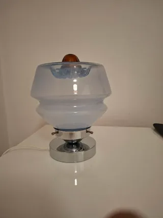 Lampada vintage vetro e metallo