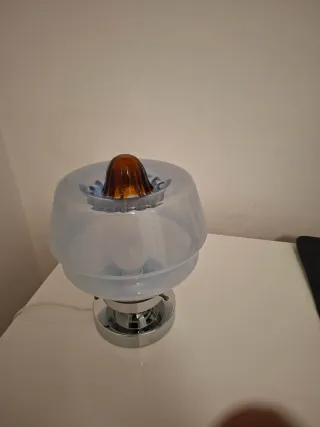 Lampada vintage vetro e metallo