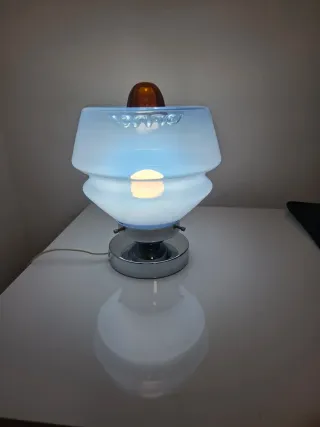 Lampada vintage vetro e metallo