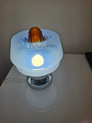 Lampada vintage vetro e metallo