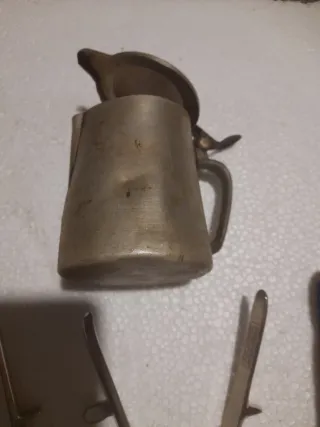 Scalda acqua militare in metallo