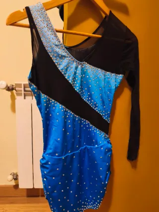 Malla patinaje artística con pedrería