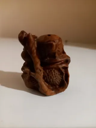 Statuine Buddha e Infucio in legno